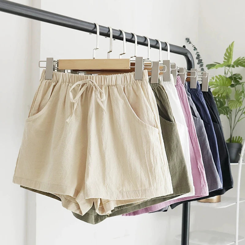Women’s Casual High-Waist Summer Shorts – Breathable & All-Match